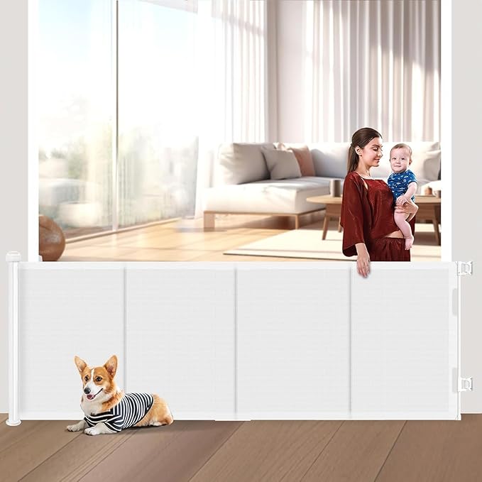 Barreira Retrátil para Portas e Escadas Wodondog 500 cm – Segurança para Crianças e Animais 🐶👶