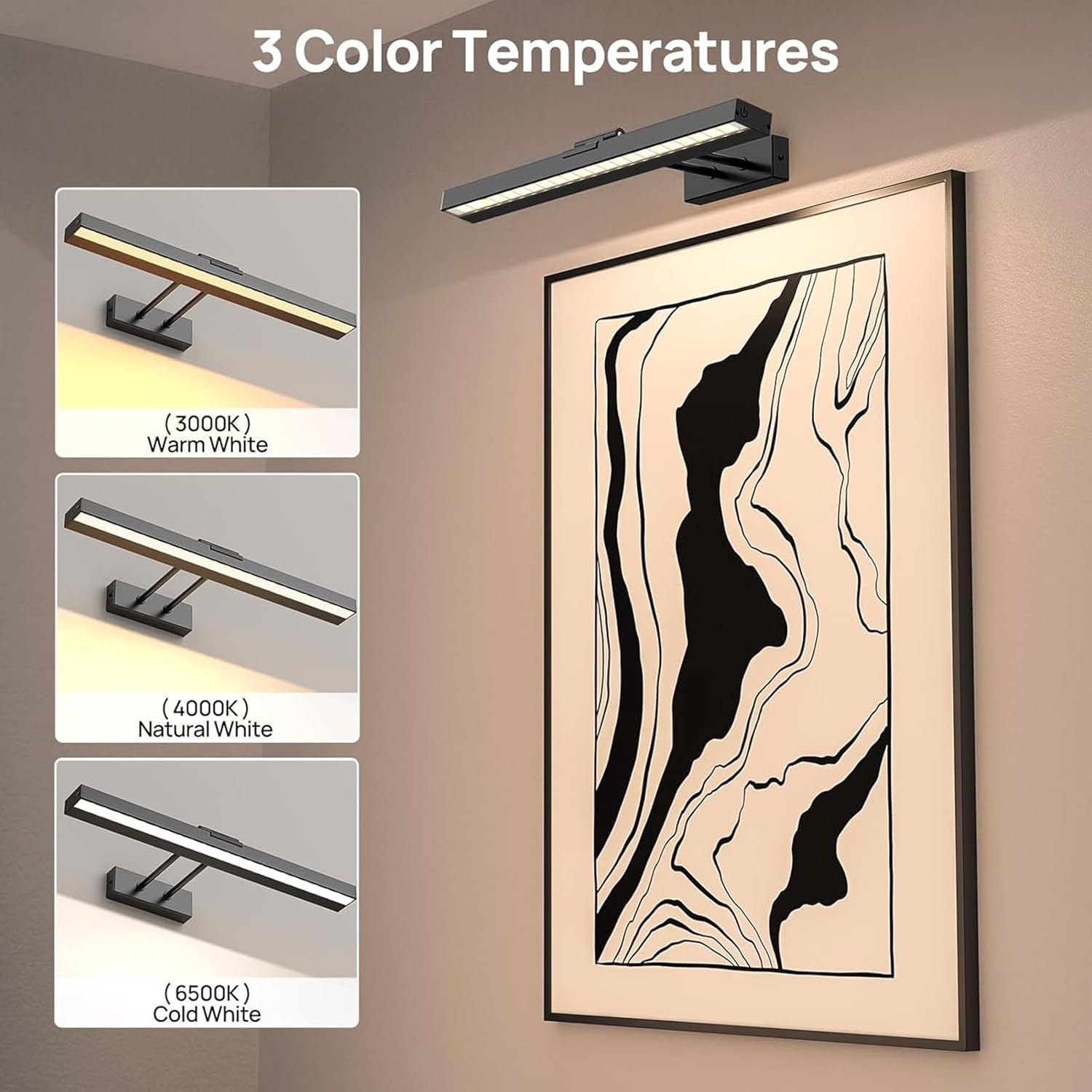 Luz LED Sem Fios para Quadros e Decoração