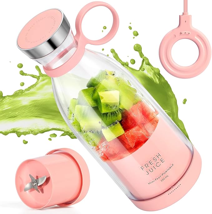 Liquidificador Portátil MIAOKE 350 ml – USB Magnético para Smoothies