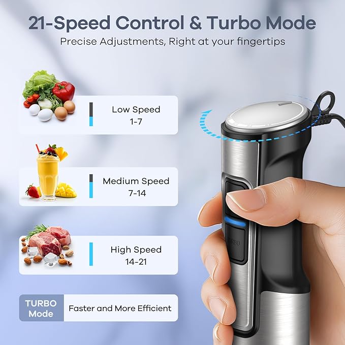 Varinha Mágica 5 em 1 Ganiza 1200W com Turbo e Acessórios