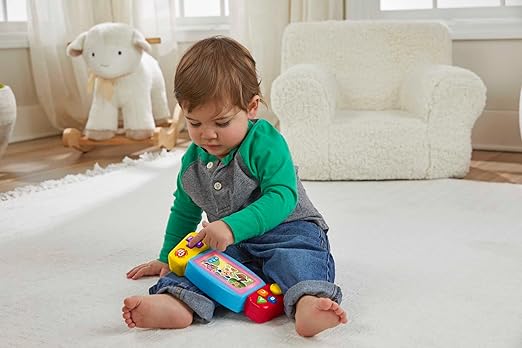 Fisher-Price Laugh & Learn — Consola Musical Educativa para Bebés (Não tem lingua portuguesa) - Ingles e Alemão