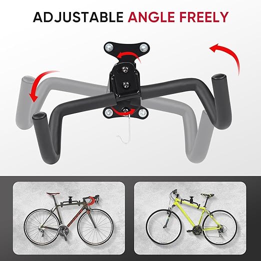 Suporte Premium de Parede para Bicicleta - Anti Risco Almofadado