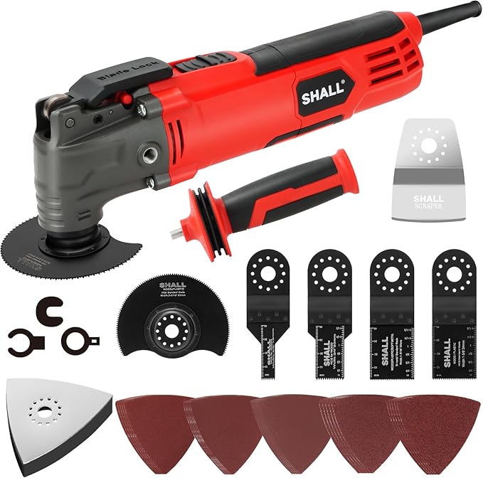Ferramenta Oscilante Multifunções SHALL 300W com Acessórios
