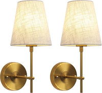 Conjunto de 2 Candeeiros de Parede Vintage