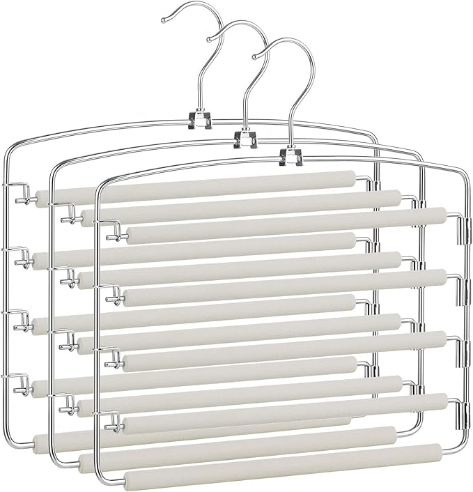 SONGMICS Perchas para pantalones