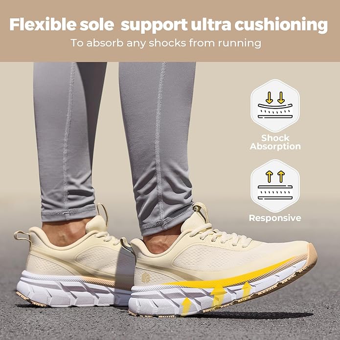 Sapatilhas FitVille para Mulher – Extra Largas e Ultra Confortáveis - Tamanho 37.5