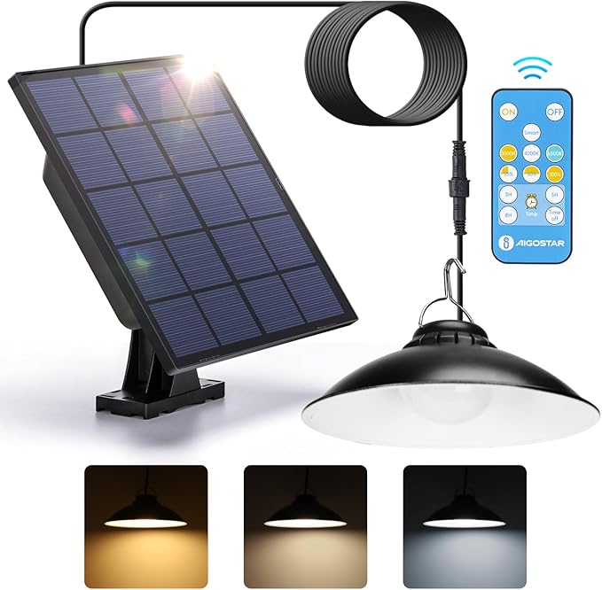Luz Solar Aigostar com Controle Remoto