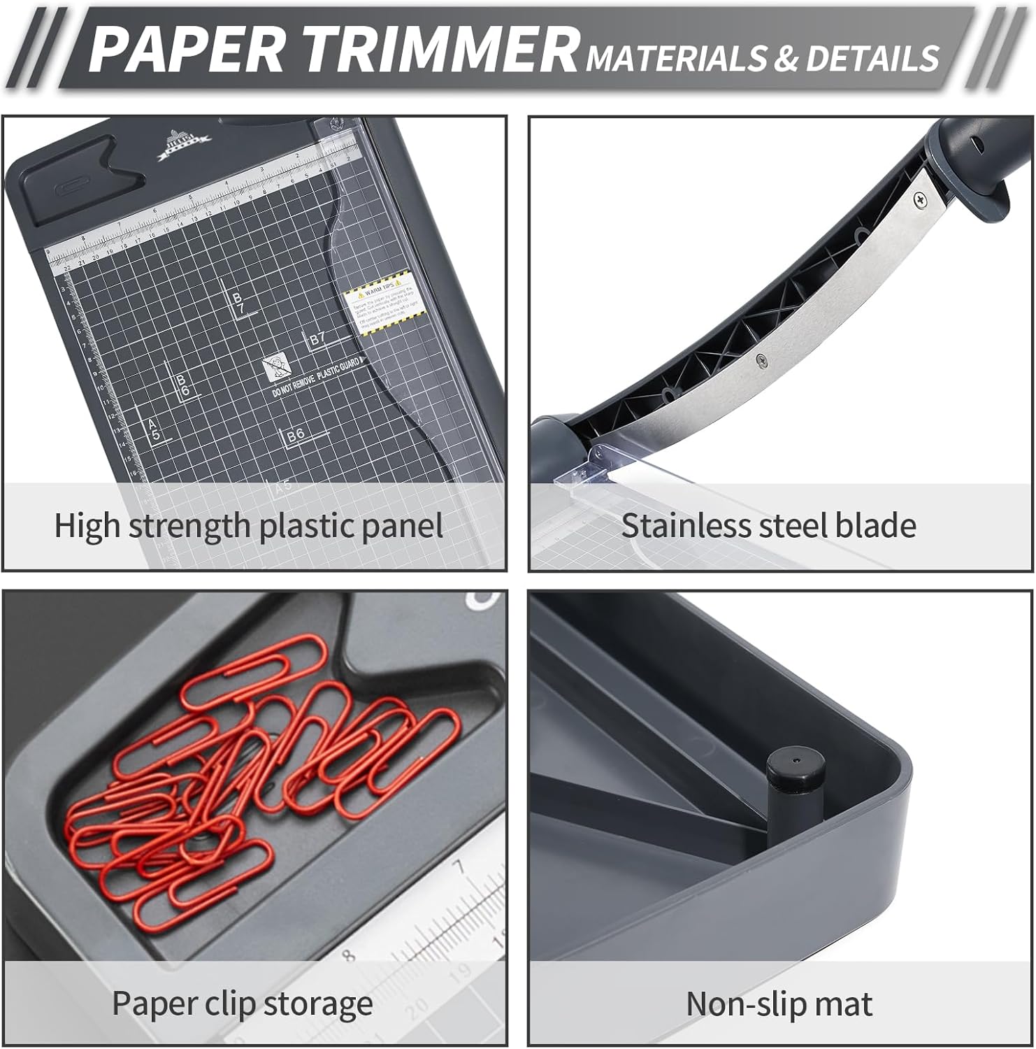 Guilhotina Manual para Papel A4 (até 12 Folhas 80g)