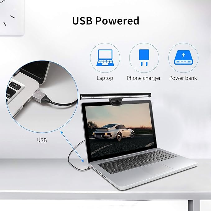 Barra de Luz USB Aigital para Monitor e Portátil
