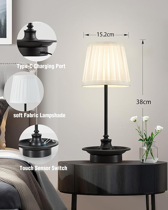 Candeeiro Vintage LED Recarregável GyroVu Sem Fios