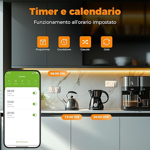 TESSAN Smart Plug WiFi 2 Pack TESSAN – Tomadas Inteligentes com Alexa e Google Home
