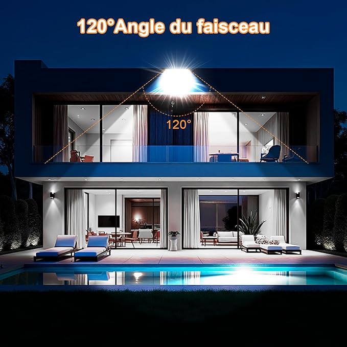 Projetor LED Exterior CREATESTAR 200W – 20.000LM Ultra Potente