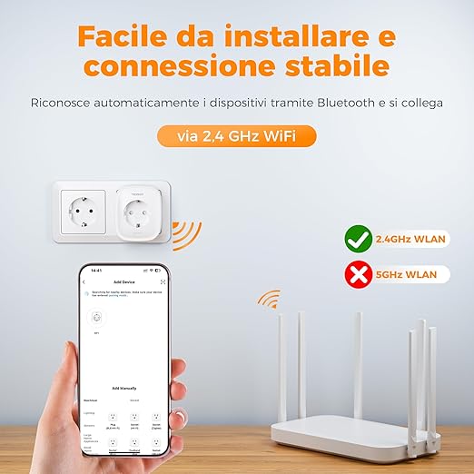 TESSAN Smart Plug WiFi 2 Pack TESSAN – Tomadas Inteligentes com Alexa e Google Home