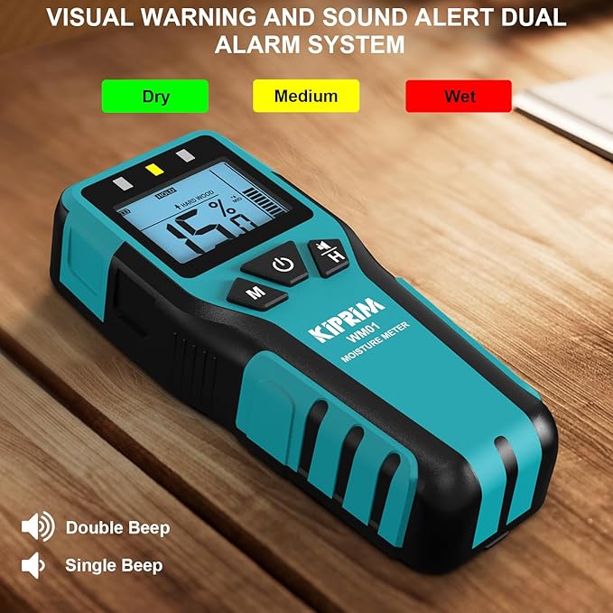 Medidor de Humidade Digital Sem Pinos Kiprim