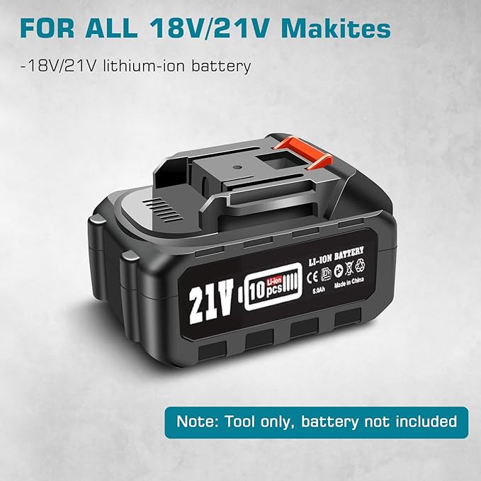 Misturadora de Cimento 3100W Sem Fios, Compatível com Bateria Makita 18-21V