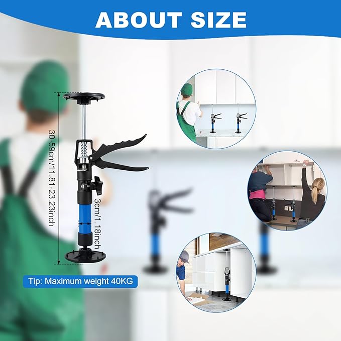 2 Suportes Telescópicos Ajustáveis 30-115cm - até 40kg