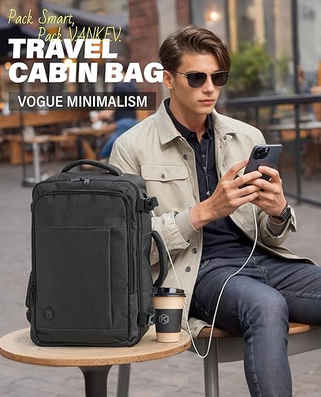Mochila de Cabine VANKEV para Ryanair e EasyJet – 40 x 20 x 25 cm