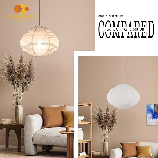 Abajures de Teto em Linho Minimalistas (Pack 2)