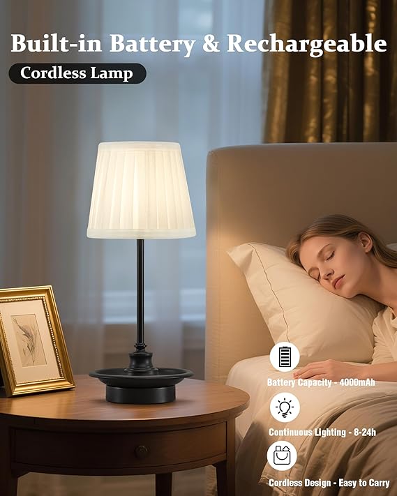 Candeeiro Vintage LED Recarregável GyroVu Sem Fios