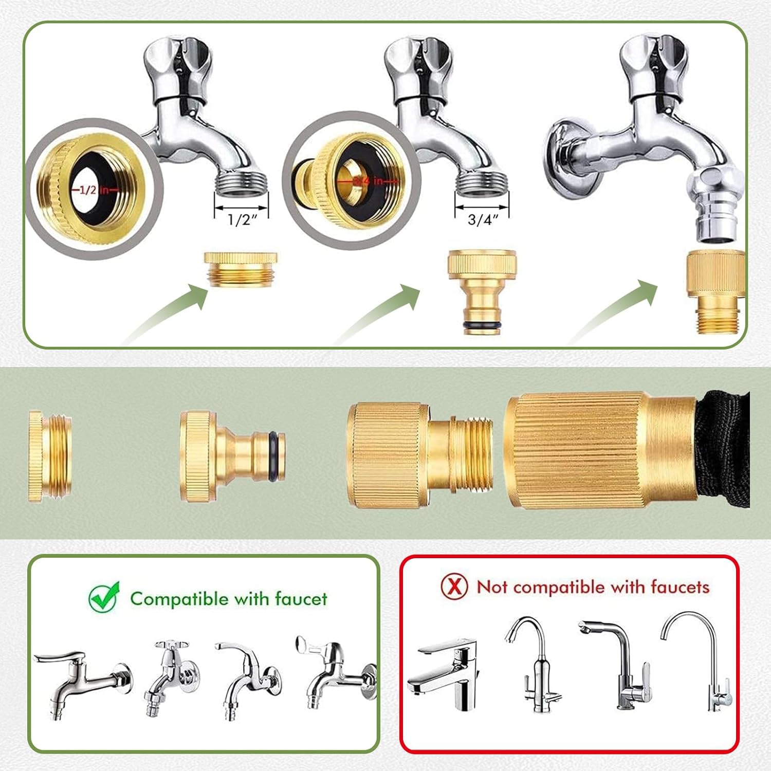 Mangueira de Jardim Extensível 7,5 m – 8 Funções de Irrigação