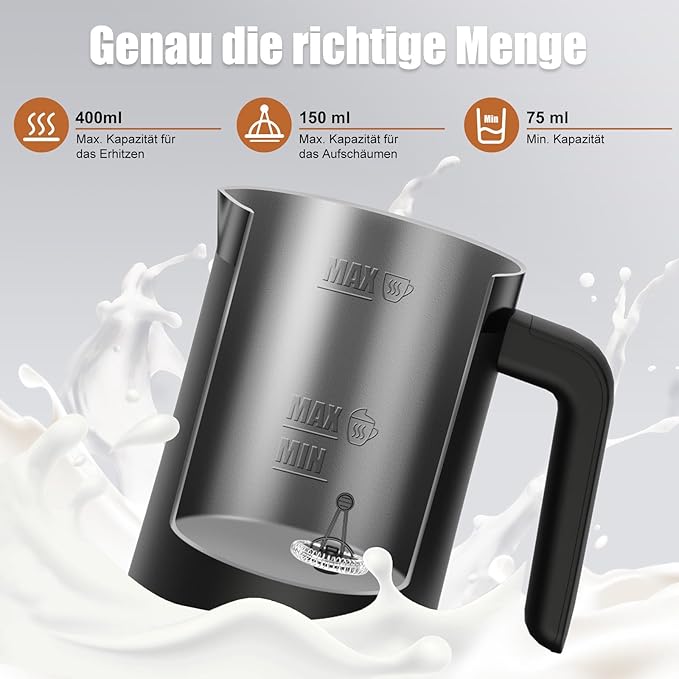 Espumador de Leite 4 em 1 Ovetedot – Quente e Frio