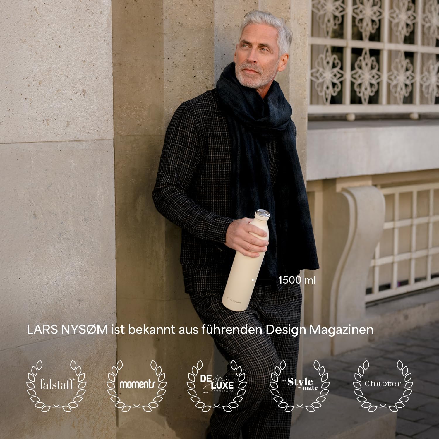Garrafa Térmica Premium em Aço Inoxidável LARS NYSØM 1L