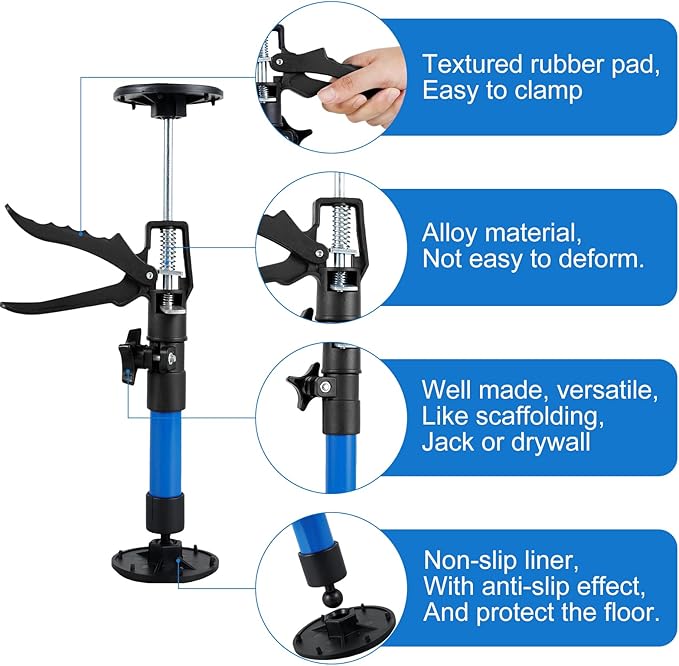 2 Suportes Telescópicos Ajustáveis 30-115cm - até 40kg