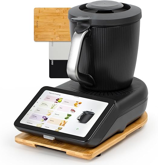 Base Deslizante para Bimby TM7 PUERSI – Tábua com Rodas em Bambu