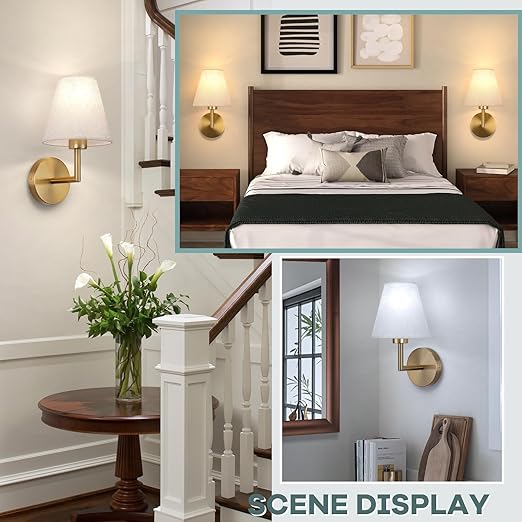 Conjunto de 2 Candeeiros de Parede Recarregáveis CANEOE – LED, Dimmable e RGB