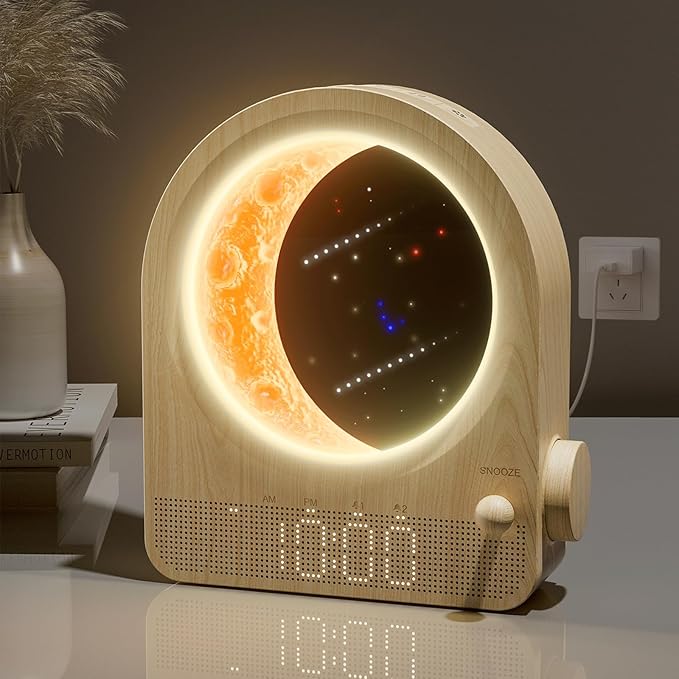 Despertador Sunrise blonbar com Luz Lunar e Sons Relaxantes