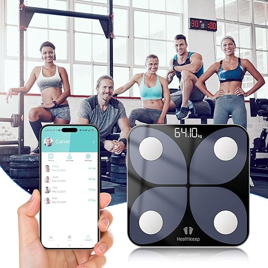 Balança Digital de Casa de Banho Healthkeep | Bluetooth