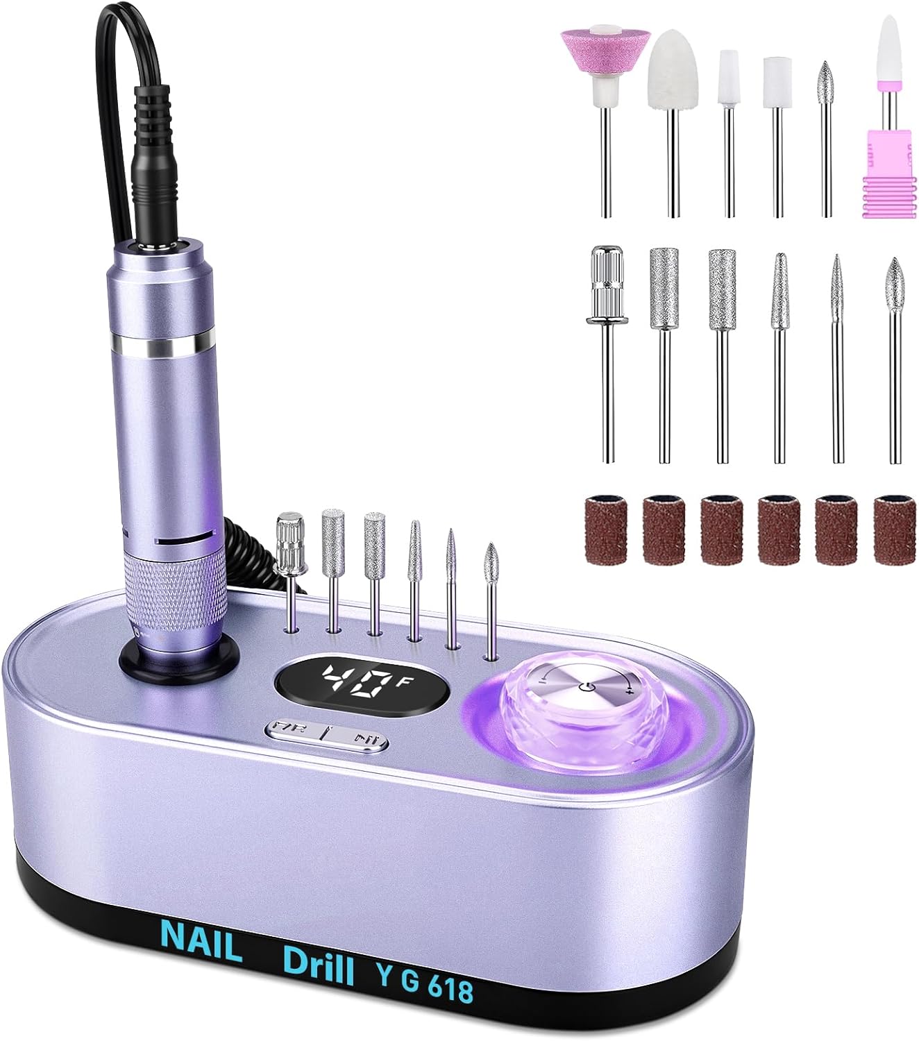 Broca Elétrica para Unhas Profissional 40.000 RPM
