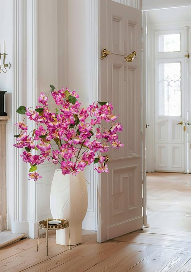 Bougainvílias Artificiais Briful – Ramos Decorativos Longos (Pack 3)
