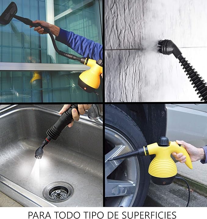 Vaporizador Portátil Potente EV EFECTO VERMAI – Limpeza de Carros, Sofás, Cozinha e Vidros