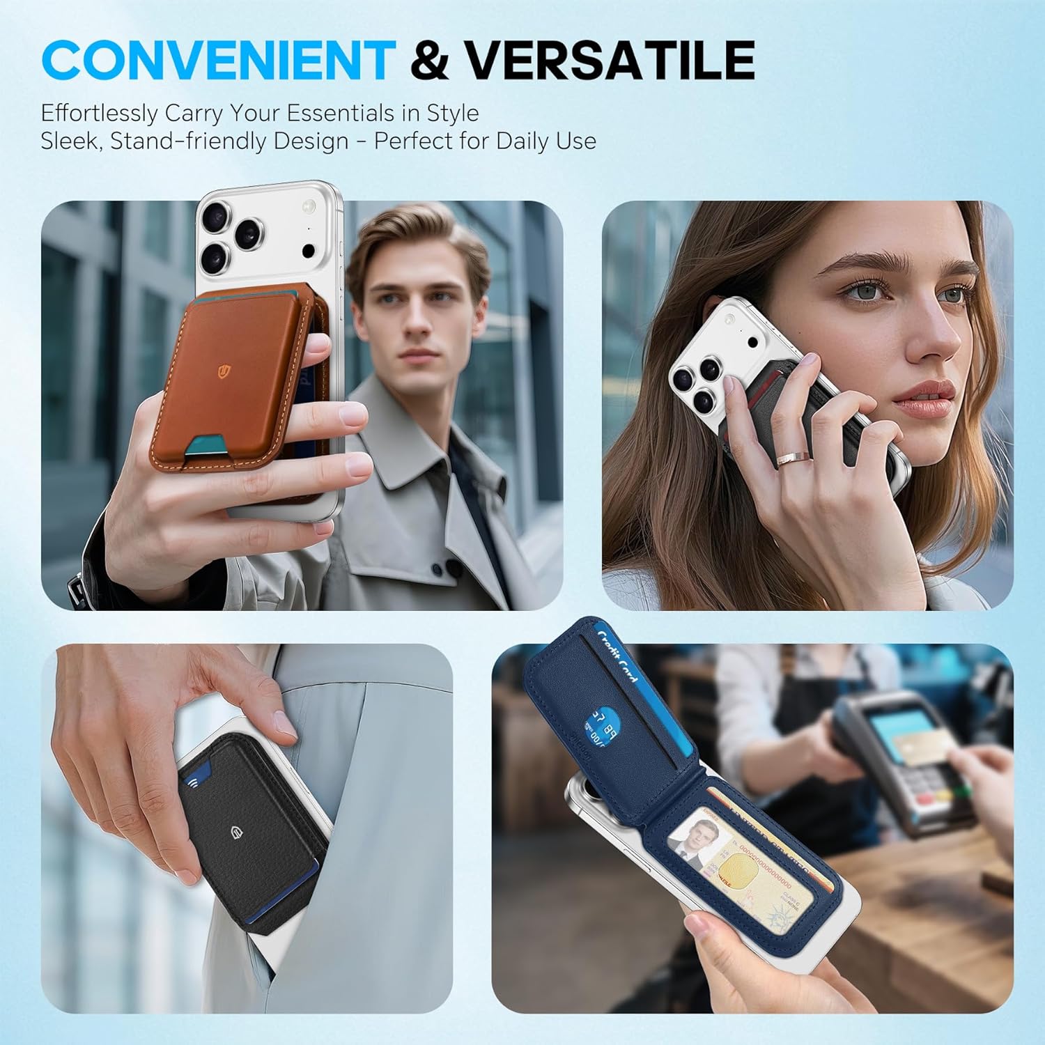 Carteira Magnética Premium Compatível com MagSafe