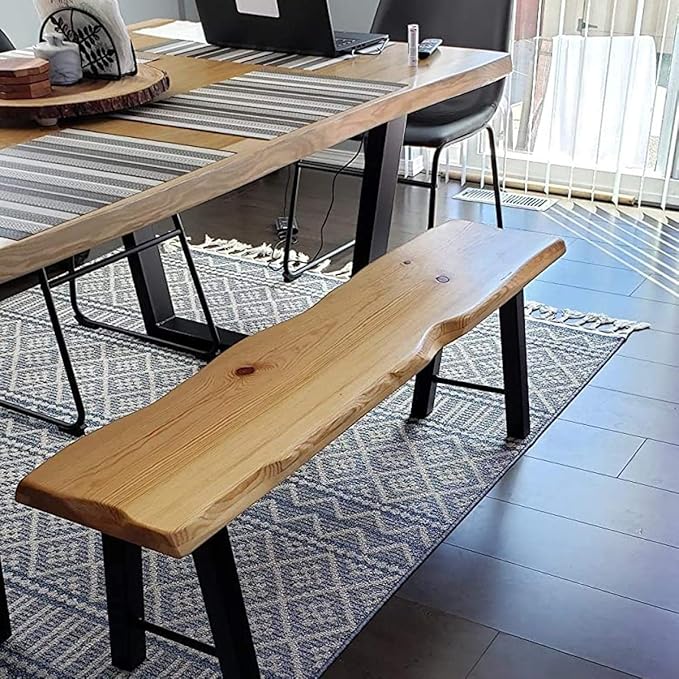 Conjunto de 2 Pernas de Mesa centro/banco rústicas,