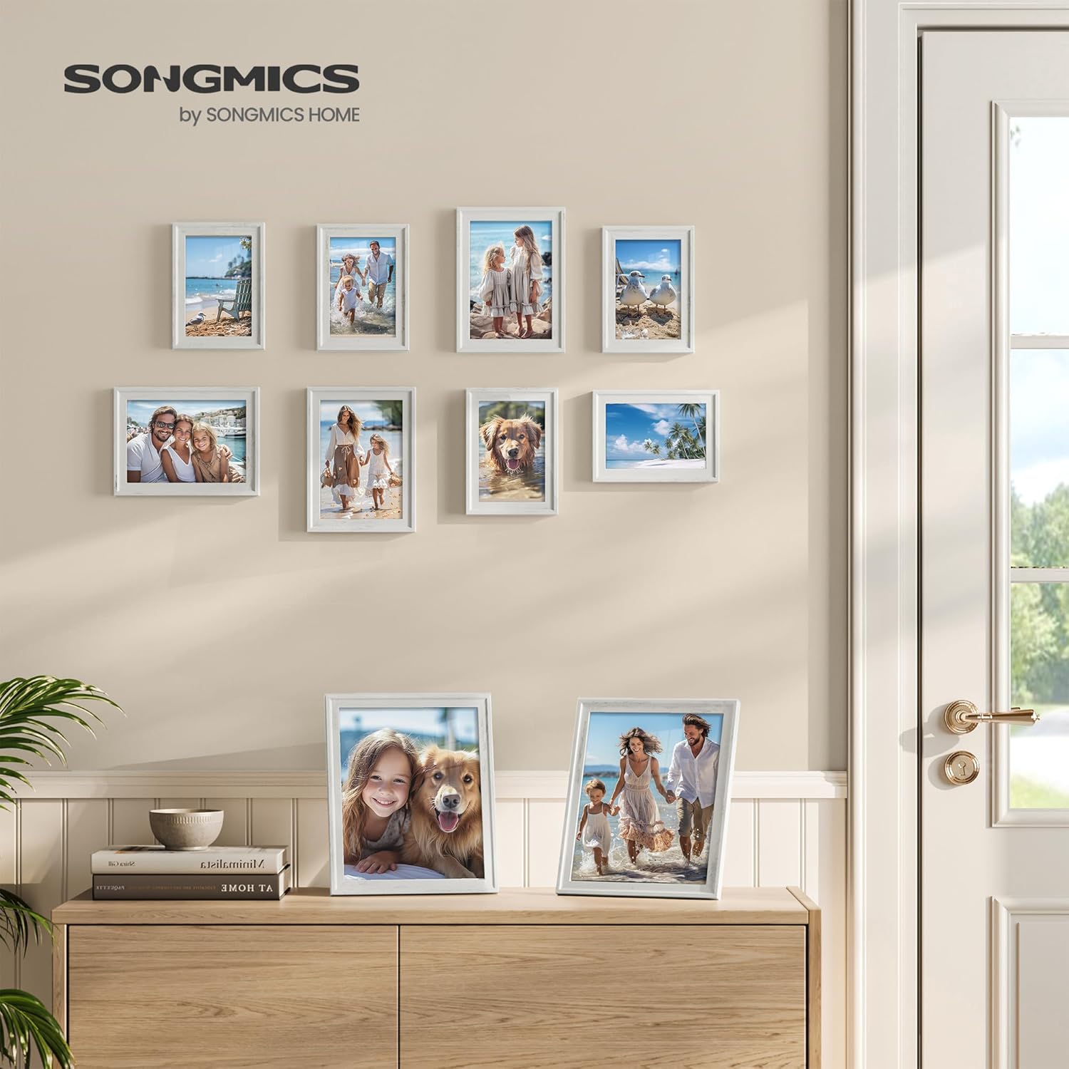Conjunto de Molduras SONGMICS (10 Peças) – Estilo Moderno e Elegante