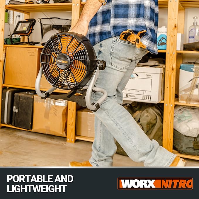 Ventoinha de trabalho Portátil sem Fios 18V – WORX NITRO