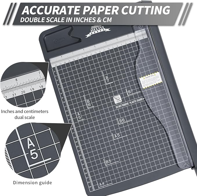 Guilhotina Manual para Papel A4 (até 12 Folhas 80g)