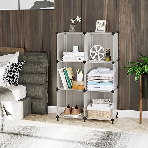 Organizador Modular AWTATOS com 6 Cubos de Arrumação