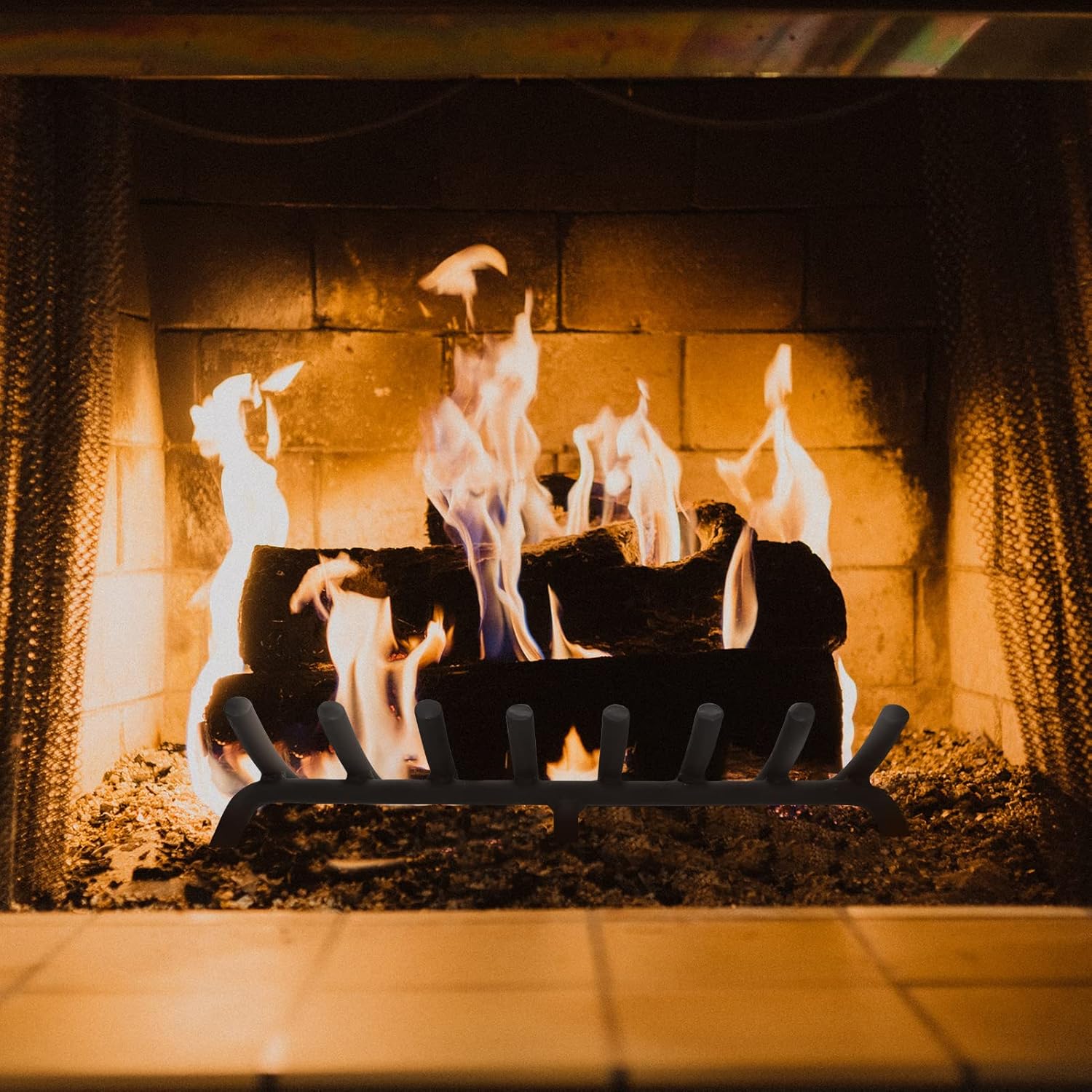 Grelha para Lareira 20” MYFIREPLACEDIRECT em Aço Reforçado