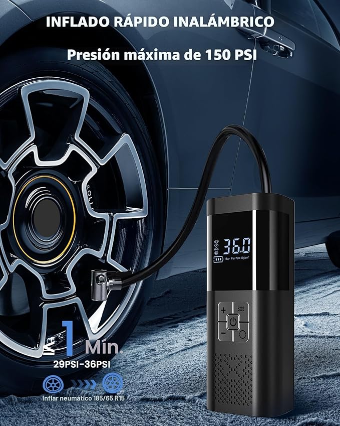Compressor de Ar Portátil SERVOMASTER 150 PSI com Ecrã Digital