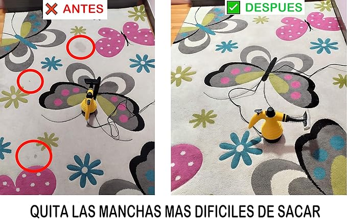 Vaporizador Portátil Potente EV EFECTO VERMAI – Limpeza de Carros, Sofás, Cozinha e Vidros